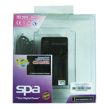SPA Charger For Battery CANON BP511/BP511A/BP512