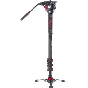 Miliboo MTT705BS Carbon Fiber Travel Monopod Kit