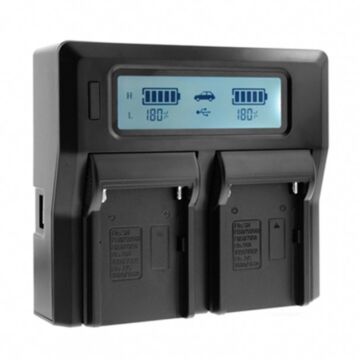 YK Design F970 Dual Charger with OLED
