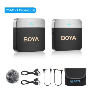 Boya BY-M1V1 / BY-M1V2 For (3.5mmTRS TRRS) Wireless Microphone