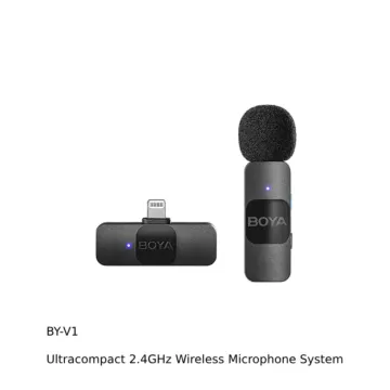 Boya BY-V1 / V2 Ultracompact 2.4GHz Wireless Microphone System