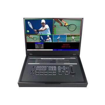 DeviceWell HDS9125P 5-Channel 4HDMI+1DP Inputs HDMI Live Stream Video Switcher