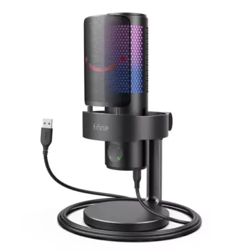 FIFINE A9 Podcast RGB Microphone Mic Studio Usb Condenser