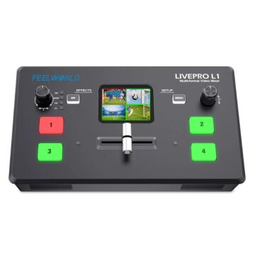 FeelWorld LIVEPRO L1 Multi Camera Video Mixer Switcher