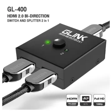 Glink GL400 HDMI Bi-Direction Switch and Splitter 2 In 1