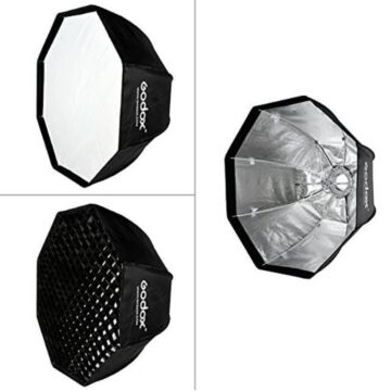 Godox SB-GUE 120CM Octagon Umbrella SoftBox with Grid Bowen Mount