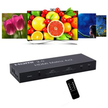 HDMI Matrix 4X2 Splitter Switch 4 In 2 Out