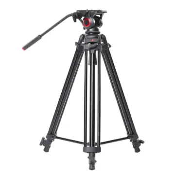 Miliboo MTT606A Aluminum Tripod Kit with Ground Spreader