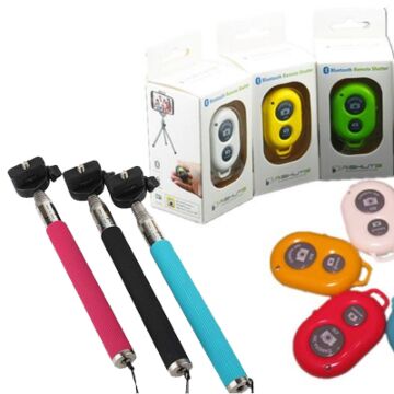 Monopod Selfie+Remote Shutter Bluetooth