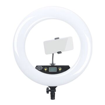 NiceFoto LR-480AII 18 INCH Bi-color 3200-6500K LED Ring Light