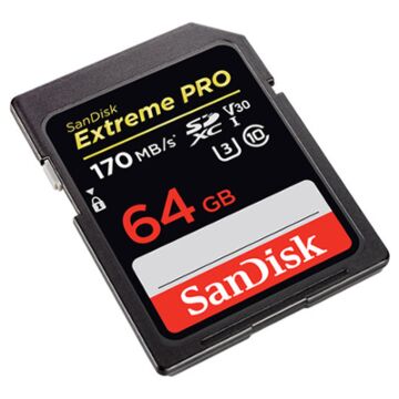 SD Sandisk Extreme Pro (170MB/s  90MB/s)