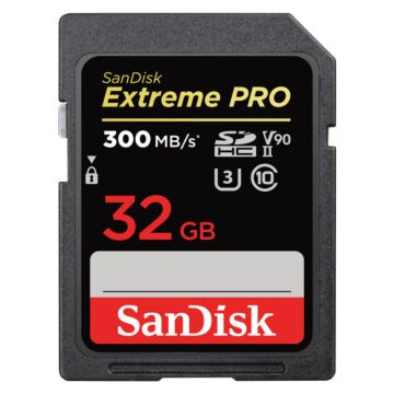 SD SanDisk Extreme Pro UHS-II SDXC Memory Card ( 300MB/s 260MB/S )
