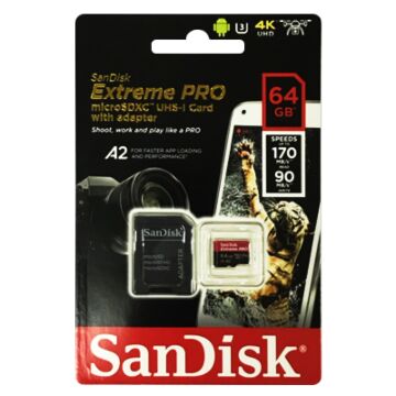 SD Sandisk Micro Extreme Pro(170MB/s  90MB/s)