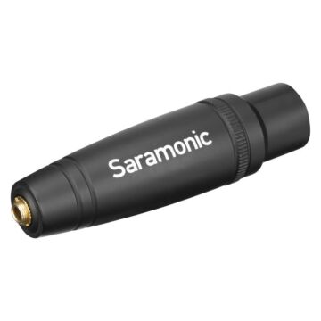 Saramonic C-XLR+ 3.5mm TRS Female to XLR Male Adapter With Phantom Power Converter