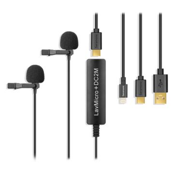 Saramonic LavMicro+DC2M Dual Digital Lavalier Microphone