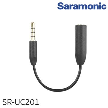 Saramonic SR-UC201 3.5mm Female TRS Microphone Adapter To 3.5 MaleTRRS