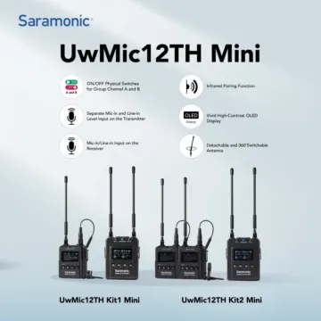 Saramonic UwMic12TH Mini Wireless Microphone