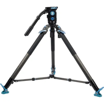 Sirui SVT75 Pro Rapid System One-Step Release Video Tripod with SVH15 Video Fluid Head Kit