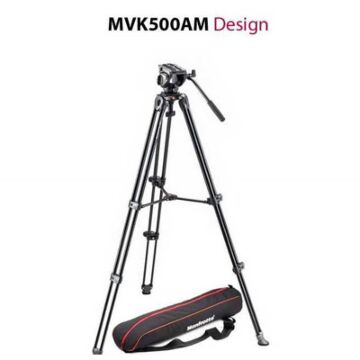 Manfrotto MVK500AM 500 TWIN ALU LEG Video System (ชุดขา MVT502AM + หัว MVH500A)