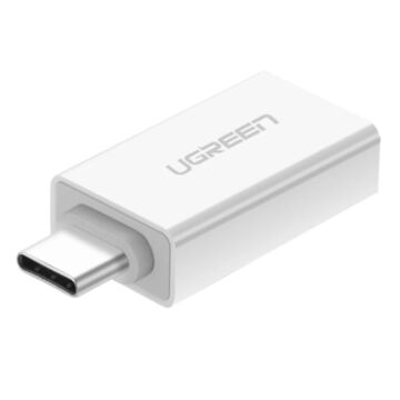 Ugreen Adapter USB Type C Male To USB 3.0 Female (30155 white)