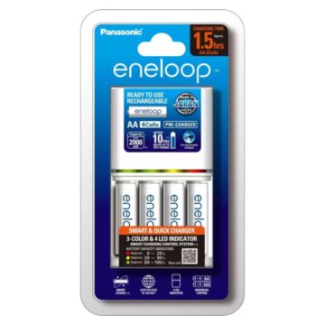 Panasonic Charger eneloop 1.5 Hrs. (Up to 2000mAh)