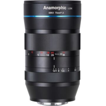 Sirui 75mm f1.8 1.33x Anamorphic Lens